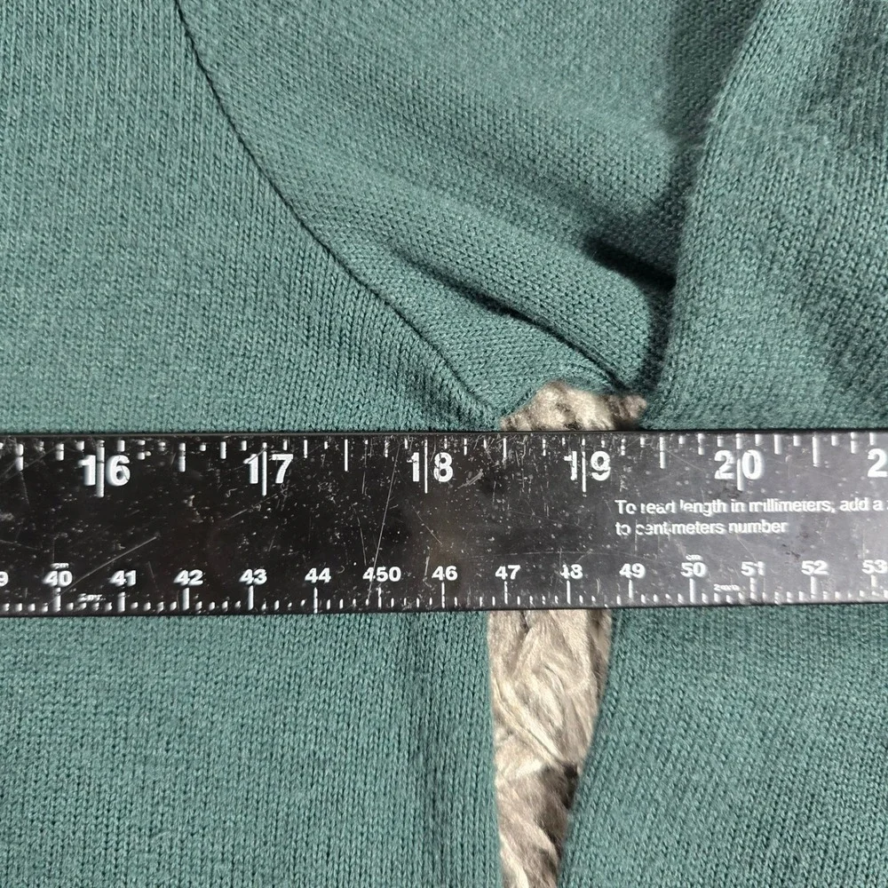 Old Navy Green Cowl Neck Long Sleeve A-Line Knit Dress Medium Petite 3503